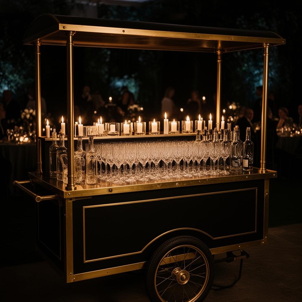 Elegant mobil cocktailbar
